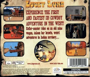 Lucky Luke (JP) box cover back